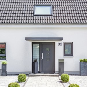 Gutta Rechteckvordach BS 250 cm x 90 cm