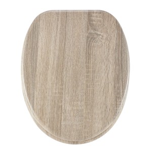 Diaqua WC-Sitz Forest in Eiche Optik, passend für Standard WCs.