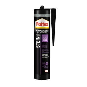 Pattex Montagekleber Stein Grau 420 g