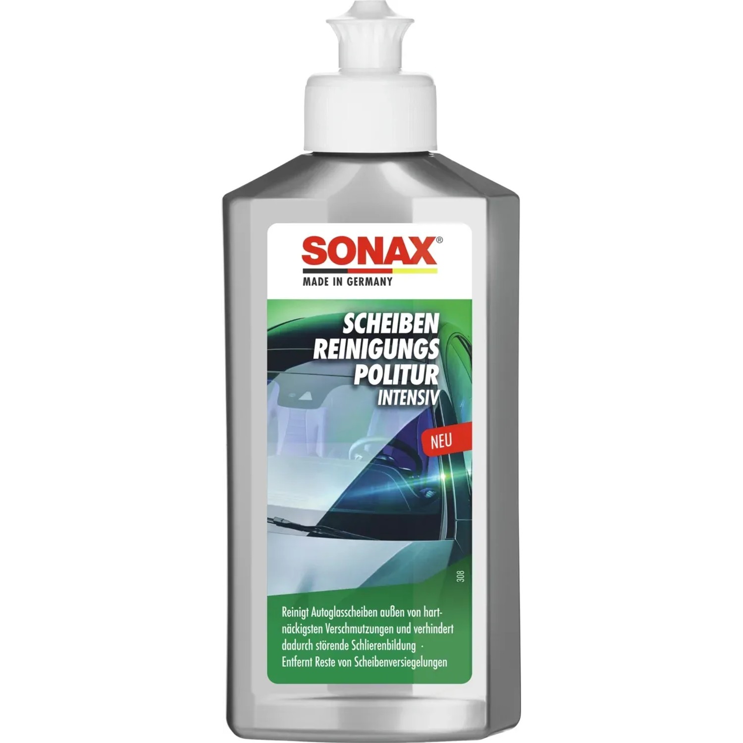 2x 250ml SONAX PROFILINE GLASSPOLISH GLASS GLAS POLISH GLASPOLITUR POLITUR