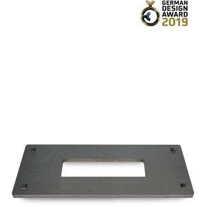 Pflanzwerk® Pflanzenroller, ultraflach, 80x28 cm, mit Rollen, für Pflanzkübel.