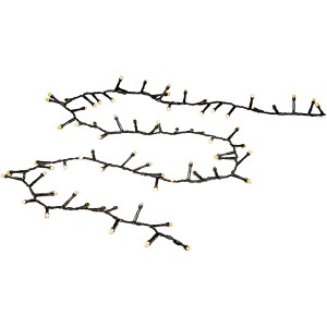 Konstsmide Micro LED Lichterkette mit 600 warm-weißen, gefrosteten Dioden für den Innenbereich.