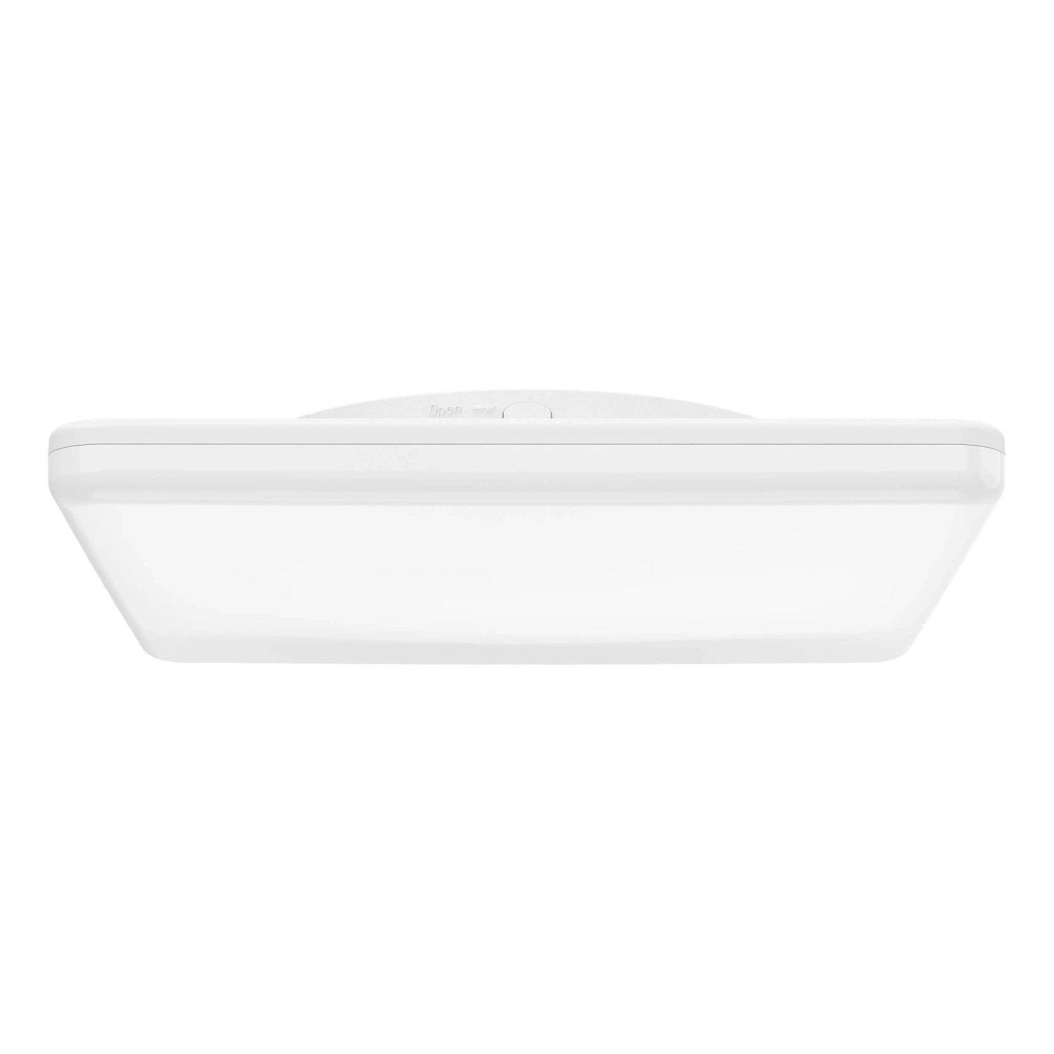 Weiße Eglo LED-Deckenleuchte Expert Castagneto, 31x31 cm, für Feuchträume geeignet.