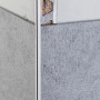 Edelstahl Abschlussprofil Neo Vario, 5 mm stark und 2,5 m lang.