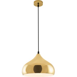 Goldene Pendelleuchte Blush Bordeaux im orientalischen Stil für Wohn- und Essbereich.