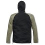Puma Workwear Hoodie Champ, oliv/carbon, Größe L, Rückansicht. Arbeitskleidung mit Kapuze und Kordelzug.