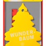 Wunderbaum Lufterfrischer Zitrone, gelber Duftbaum für Autopflege.