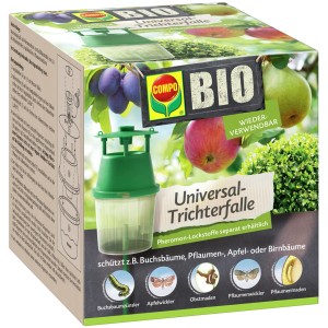Compo BIO Universal-Trichterfalle, wiederverwendbar zur Schädlingsbekämpfung im Garten.