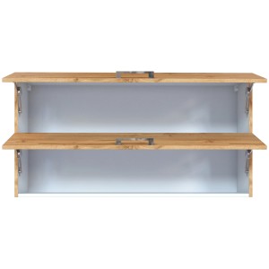 Held Möbel Klapphängeschrank Sorrento, Wotaneiche, 110x57x34 cm. Küchen-Hängeschrank mit zwei Klappen.