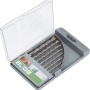 LUX Steinbohrer-Set Comfort, 8-teilig im Koffer. Steinbohrer aus Stahl mit Hartmetallspitze.