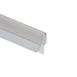 Schulte Wasserabweisprofil für 6 mm Glas, transparent, zur Abdichtung von Duschkabinen.