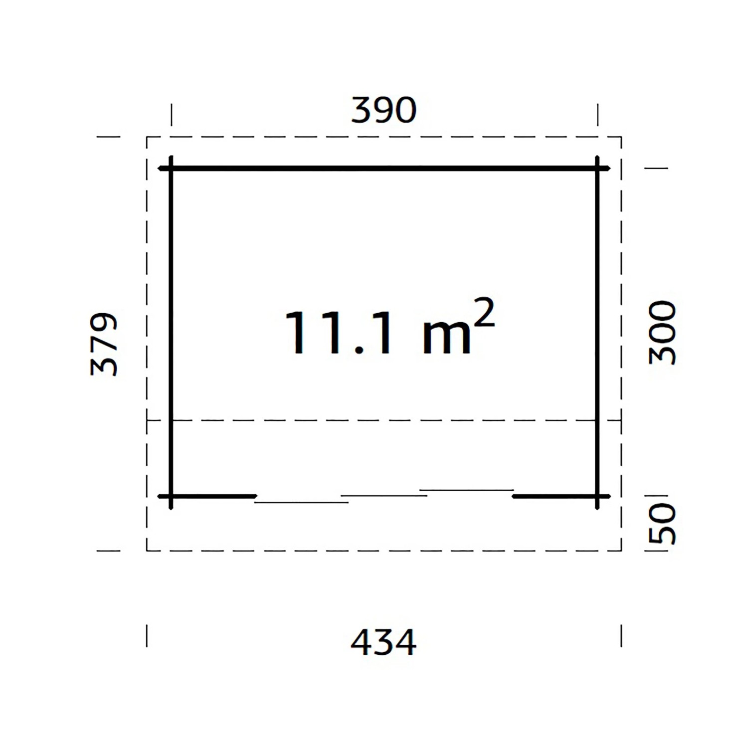 Palmako Gartenhaus Ines Slide Plus 390 x 300 cm Lackiert Grau-Anthrazit FSC®_6