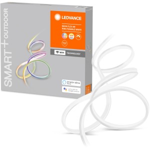 Ledvance Smart+ WiFi Neonflex 5m für Außen, RGB Farbwechsel, flexible LED Leuchte.