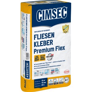 Cimsec Fliesenkleber Premium Flex mit Fibre Force 20 kg