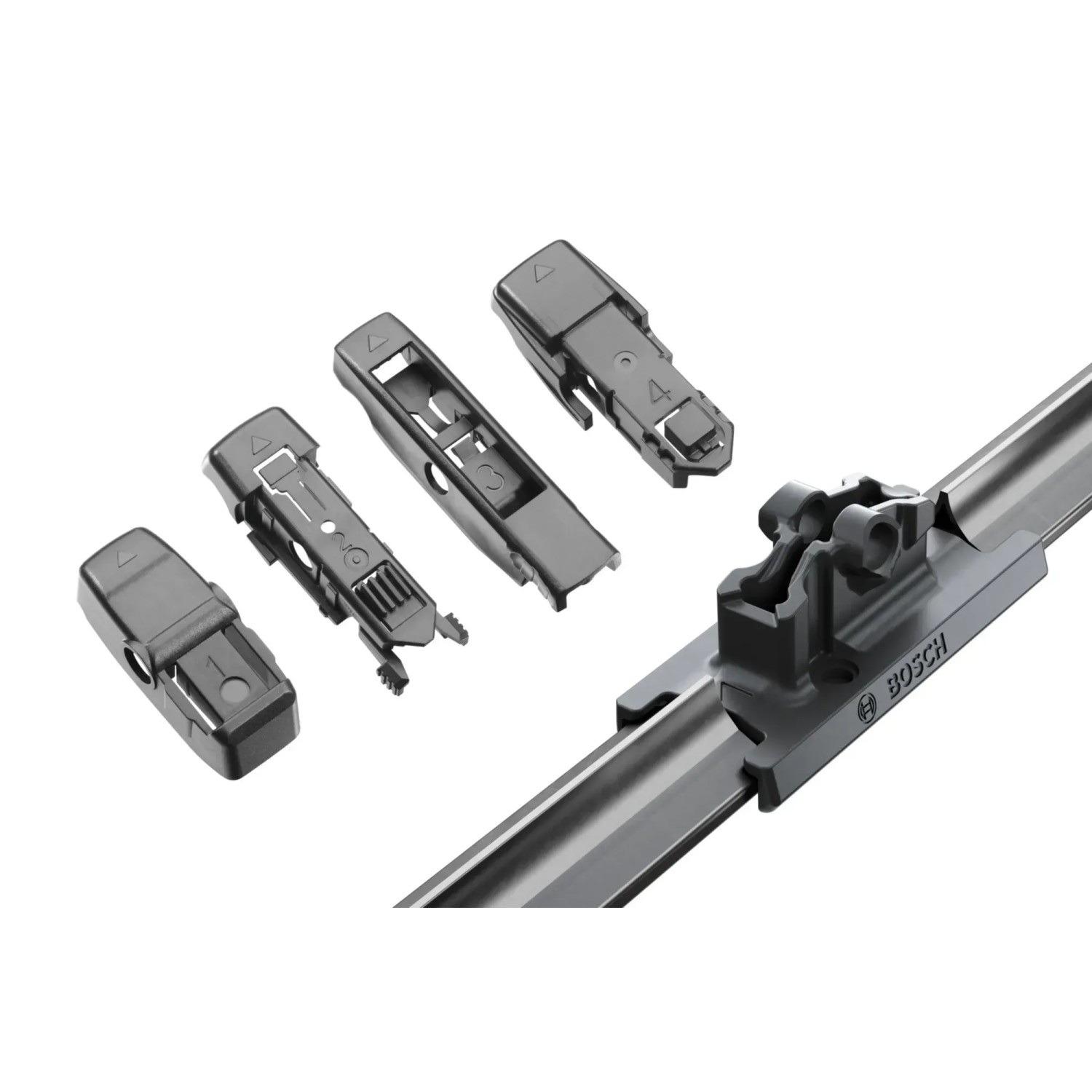 Bosch Aerotwin AP16U Wischblatt mit Adaptern für einfache Montage. Autoreparatur Zubehör.