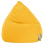 Gelber Sitting Point Sitzsack Easy, 120 l. Bequemer, waschbarer Sitzsack für Kinderzimmer.