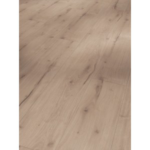 Parador Vinylboden Schlossdiele Modular One Eiche Helios Grau mit Rustikalstruktur.