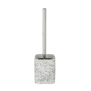 Wenko WC-Garnitur Terrazzo, mehrfarbig, mit WC-Bürste und Halter im Terrazzo-Design.