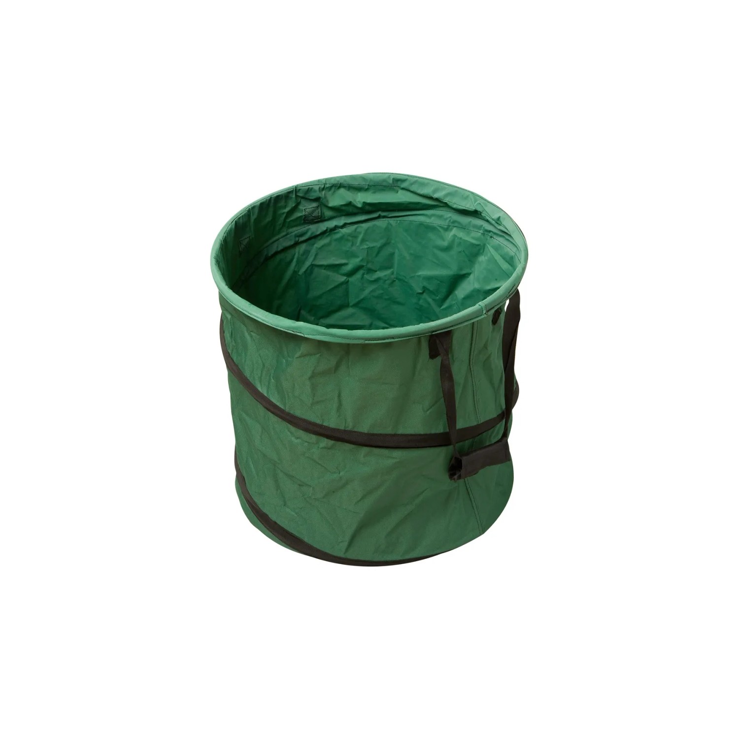 Grüner Gartensack Pop Up mit 85 l Volumen für Gartenabfälle.