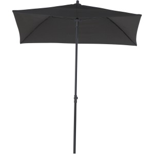 Siena Garden Balkonschirm, 160x100 cm, anthrazit, mit Push-Up Mechanik.