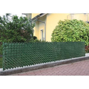 Floraworld Foliestreifen in Grün als Sichtschutz am Zaun, Zubehör für Zaunbau.