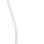 Weiße LED-Tischleuchte Viper mit flexiblem Hals für Schreibtisch oder Wand.
