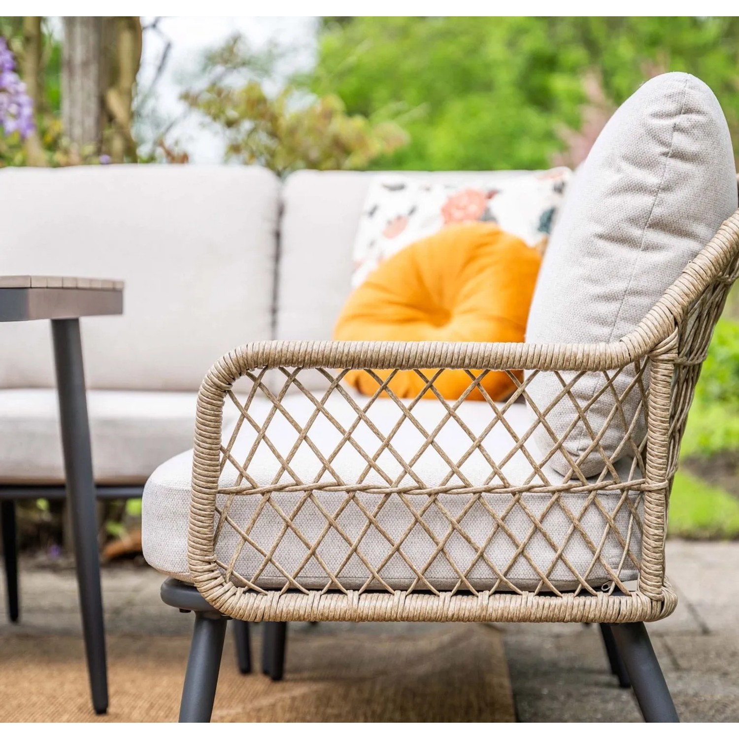 Garden Impressions Allasio Lounge- Dining Eckset - 5tlg. - Outdoor-Design mit funktionaler Dining-Höhe_6