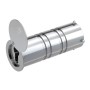 Basi Rohrtresor RT 101MS Set mit Profilhalbzylinder, Edelstahloptik.