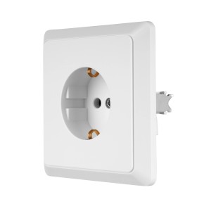 Weiße REV Ritter Steckdose PrimaLuxe Komplett für den Innenbereich.