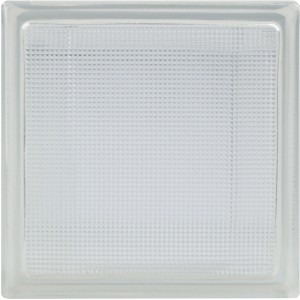 Fuchs Glasstein Samba, 19x19x8 cm, mit Waffelmuster für Innen & Außen.