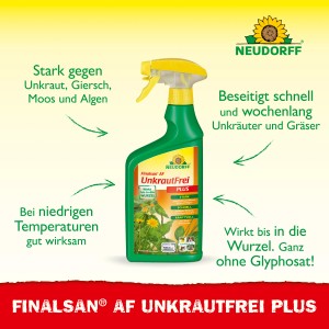 Neudorff Finalsan AF Unkraut-Frei Plus 750ml Flasche, Unkrautvernichter für Beet und Garten.