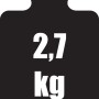 Gewichtsangabe: 2,7 kg für Wenko WC-Sitz Exclusive