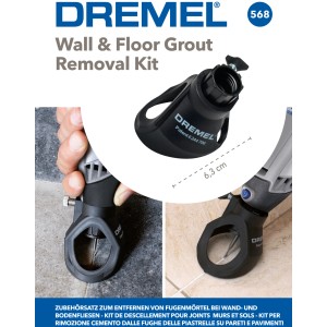 Dremel 568 Fugenmörtel-Entferner Vorsatzgerät für Miniaturwerkzeuge.