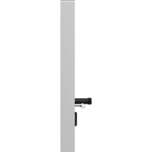 Ideal Standard Neox 80M Vorwandelement WC, schwarz, für Trockenbau, Seitenansicht.