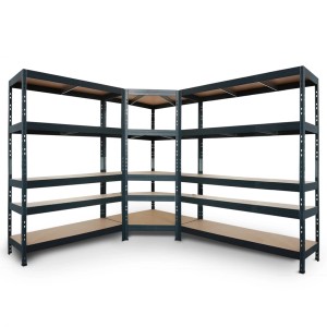 Ar Shelving Rivet Set 180 x 210 x 240 x 45 cm mit 5 HDF-Böden Anthrazit