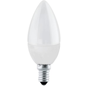 Eglo E14 LED Leuchtmittel in Kerzenform, 3,4 W, neutralweißes Licht.