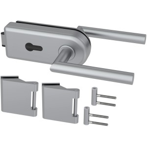 Novadoors Schlosskasten Nova 62 Alu EV1 Profilzylinderschloss Rundes Design