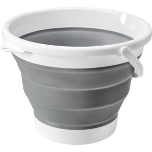 Faltbarer Eimer 10 l Grau