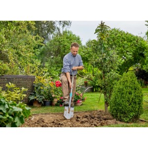 Gardena Spitz-Spaten NatureLine Eschenholz D-Griff 117 cm Braun