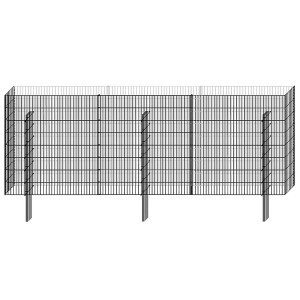 Gabionen-Basisbausatz Limes, 60x227x23cm, für variable Mauern im Garten.