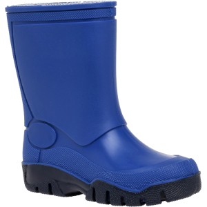 Blau-schwarze Scheibler Kinder-Regenstiefel Gr. 26-27 für Arbeitskleidung, wasserdicht und rutschfest.