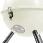 Activa Kugelgrill Mallorca, Ø 30 cm, creme. Holzkohlegrill mit Luftregulierung und Edelstahlbeinen.