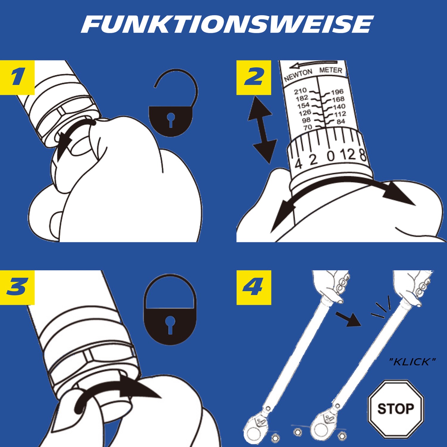 Michelin Drehmomentschlüssel MTW 210 inklusive Zubehör_4