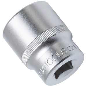 LUX Stecknuss 27 mm Comfort aus Chrom-Vanadium-Stahl für Schrauben und Muttern.