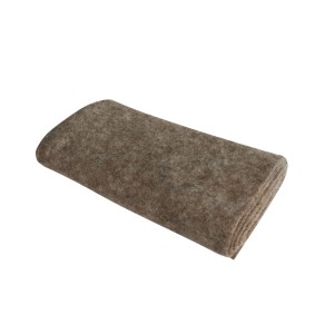 Windhager Schafwoll-Filzmatte 50 cm x 200 cm Grau