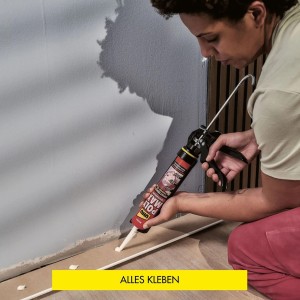 UHU Poly Max Montagekleber Sofort Power Transparent Tube 115 g