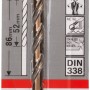 Bosch Metallbohrer Pro HSS-Co, 5 mm, für Stahl, Edelstahl, Grauguss. Zweispiraliger Spiralbohrer.