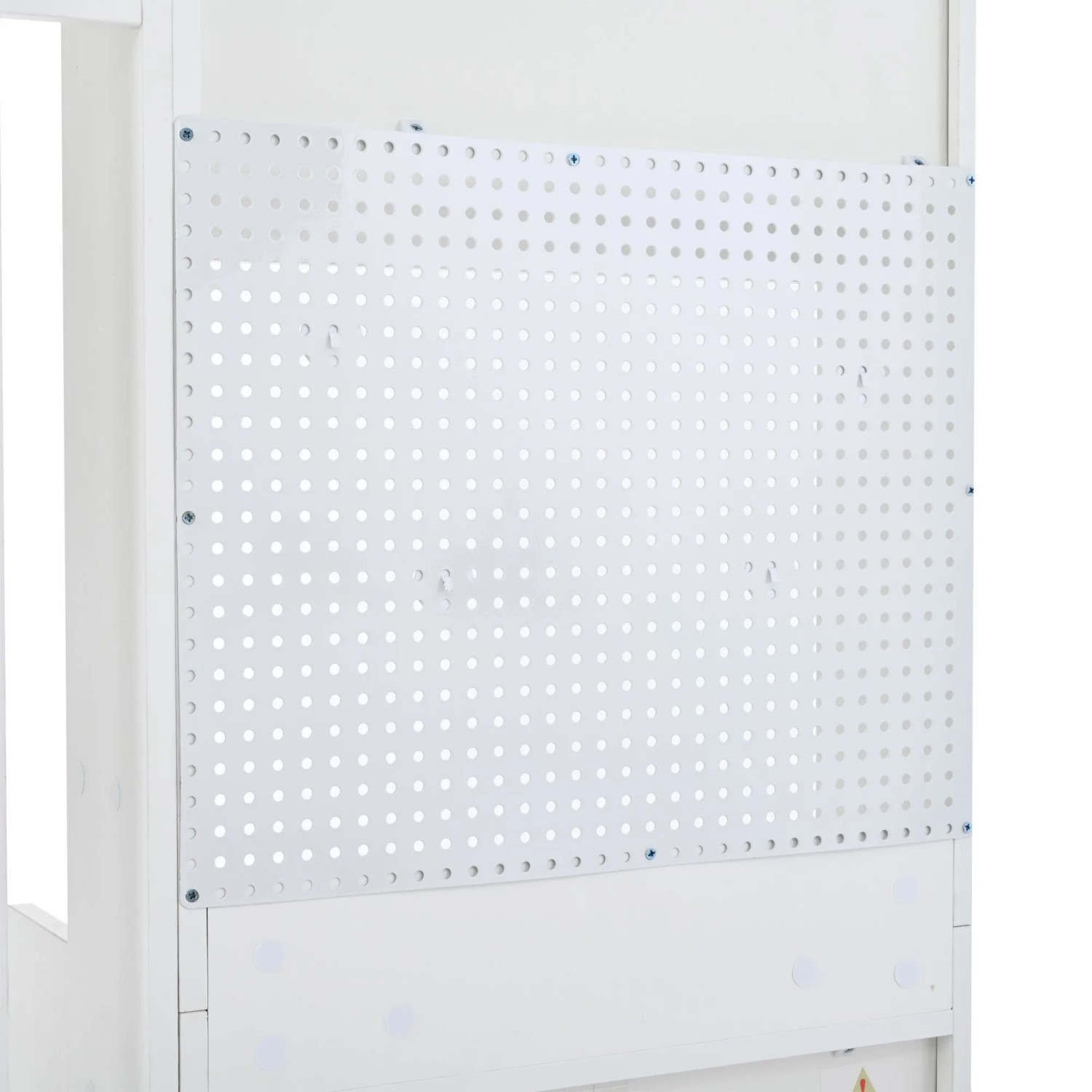 okwish Garderobenständer mit Schuhbank 7 Haken Flur 110x35x175cm Weiß_10