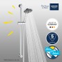 Grohe QuickFix Brauseset Vitalio Joy 110 Duo Chrom mit 2 Strahlarten und Brausestange.