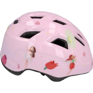 Rosa Fischer Fahrradhelm Kinder Plus Princess XS/S mit Prinzessinnen-Motiven.